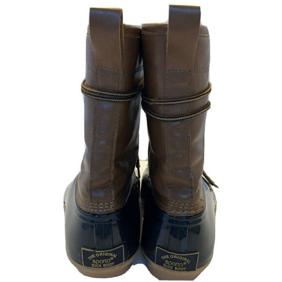Sporto The Original Duck Boot Womens Ariel Faux Leather Waterproof Rain Boot-10M - Picture 6 of 13